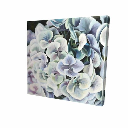 FONDO 16 x 16 in. Colorful Hydrangea Flowers-Print on Canvas FO2793488